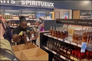 'Good riddance': US liquor dumped amid trade war