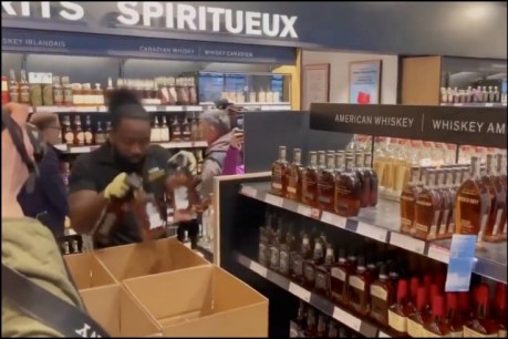 'Good riddance': US liquor dumped amid trade war