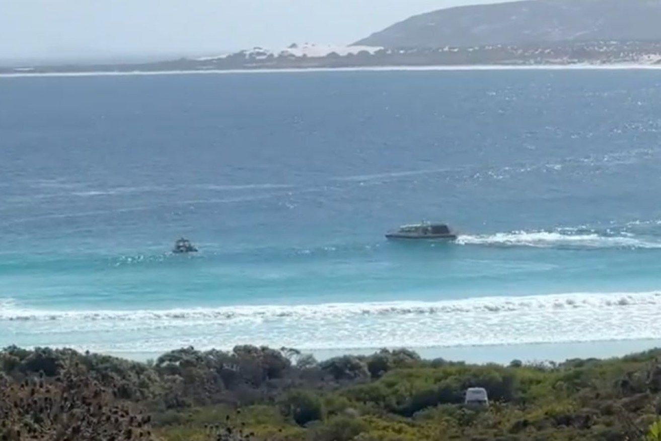 The shark attack happened off Wharton Beach near Esperance in WA.