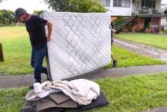 Sunshine at last, as post-deluge clean up starts
