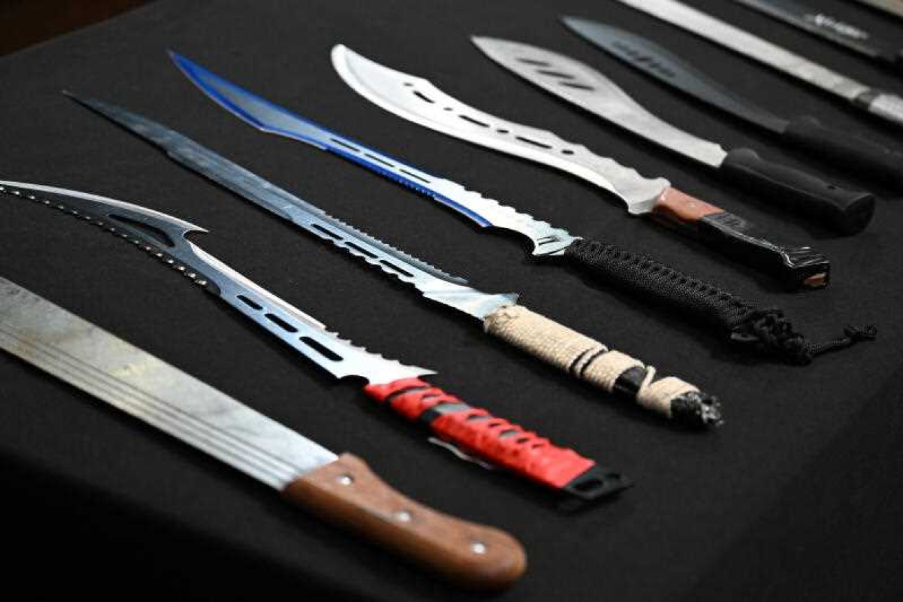 Victoria is to become the first state to ban possession of machetes and supports national action.