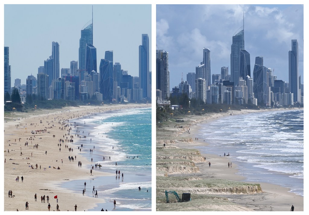 Extent of beach erosion revealed post ex-cyclone
