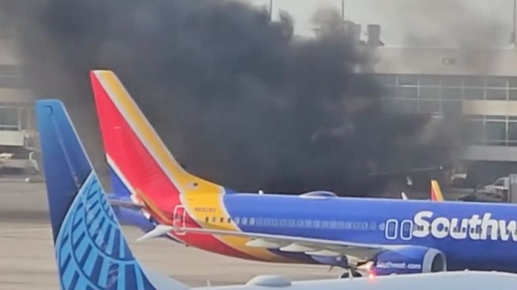 plane fire