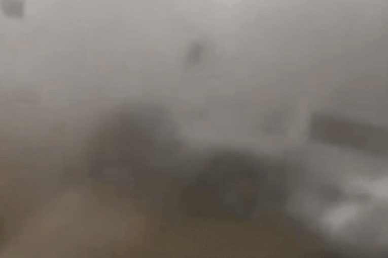Watch: Terrifying video from inside tornado