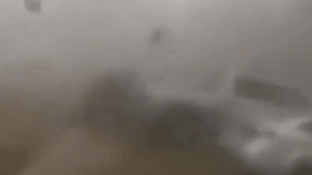 Astonishing footage emerges from inside tornado
