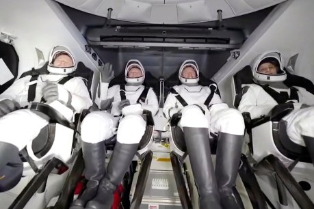Stranded astronauts finally arrive back on Earth