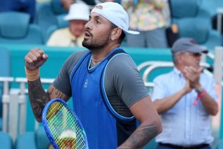 Kyrgios storms back for long-awaited win in Miami
