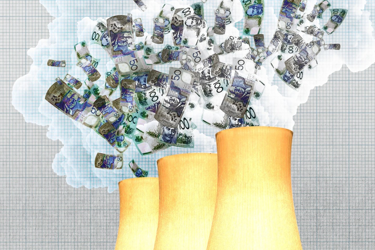 There is not a cooling tower in sight, but Australians are still paying for nuclear power.