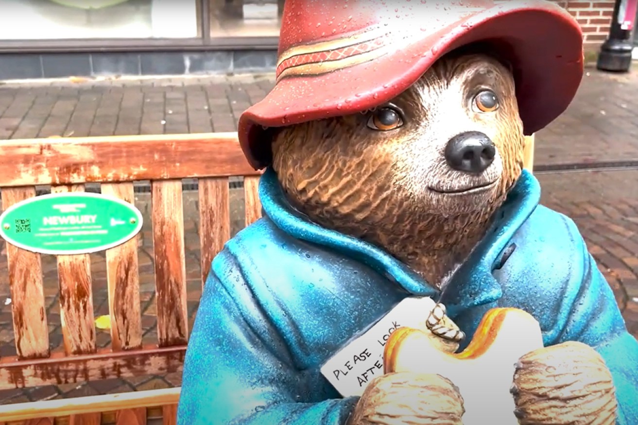 Two men have been sentenced for 'wanton vandalism' of this Paddington Bear statue.