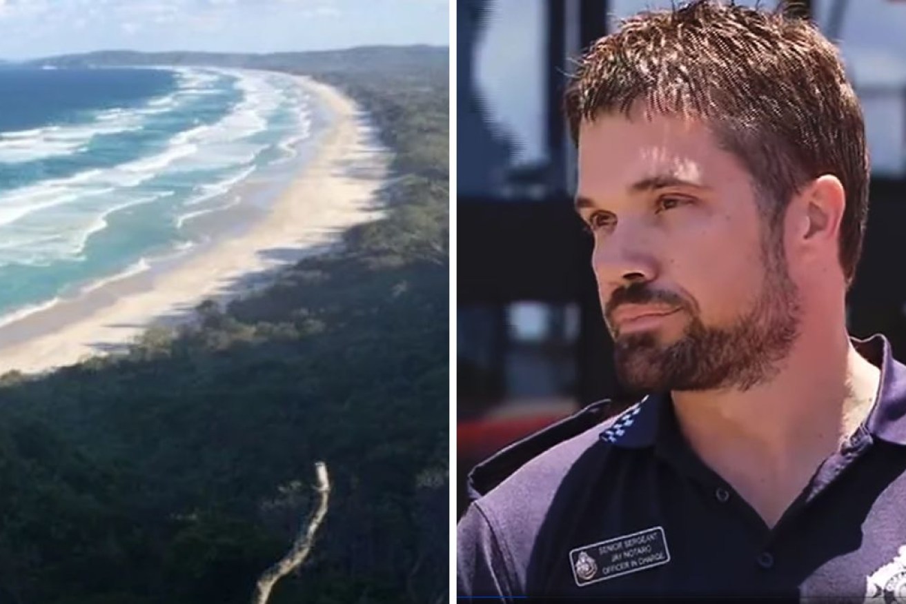 Fears were raised for Notaro after his abandoned surfboard was found in a beachside car park.