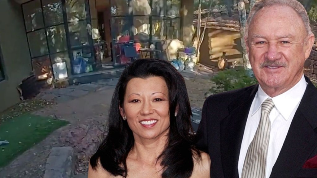 Body camera footage reveals scene outside Hackman's home