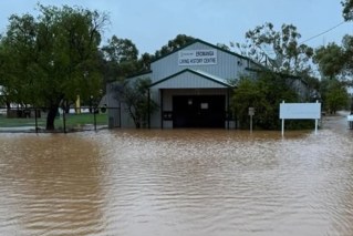 Furthest town from sea floods after record rain