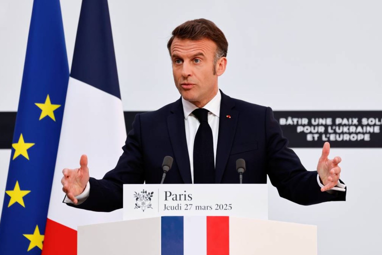 French President Emmanuel Macron wants so-called "reassurance forces" to be deployed in Ukraine.