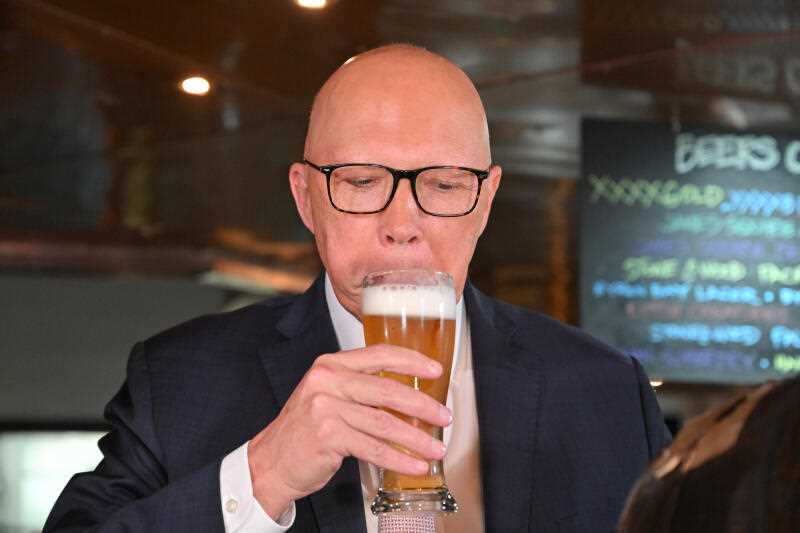 Peter Dutton XXXX brewery