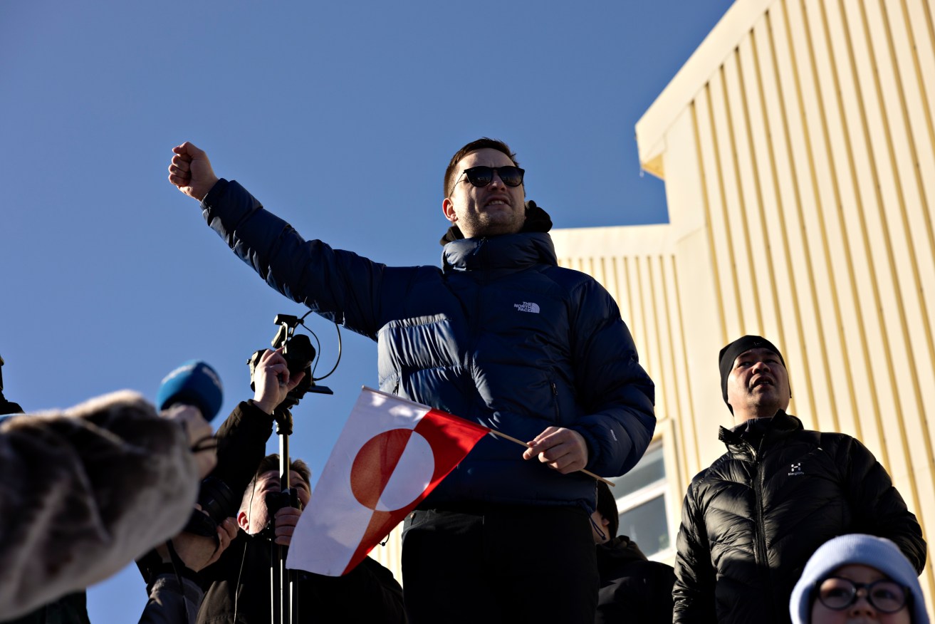 PM Jens-Frederik Nielsen has fired back at mounting pressure on Greenland from Donald Trump.