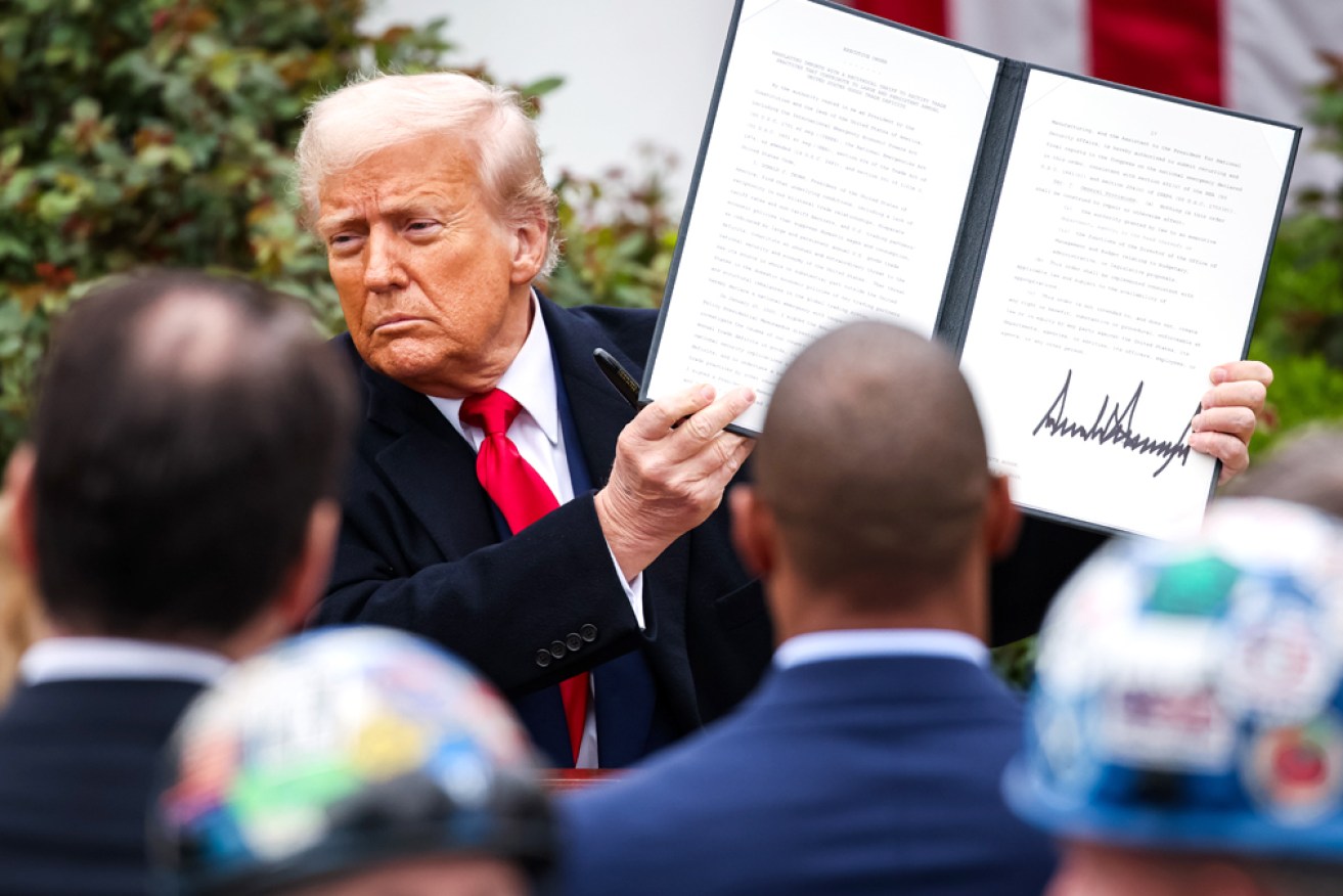 Trump said his tariffs were a "declaration of economic independence".