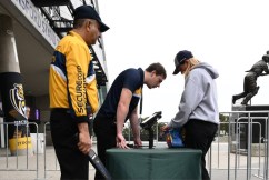 Security beefed up after stadium gun scare