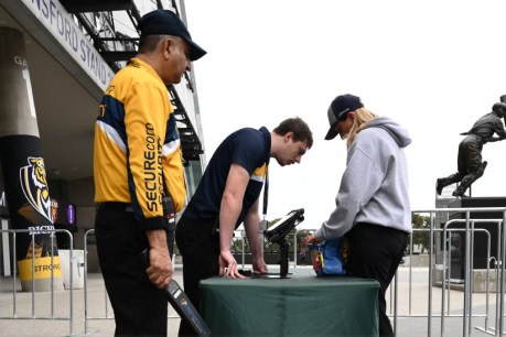 Security beefed up after stadium gun scare