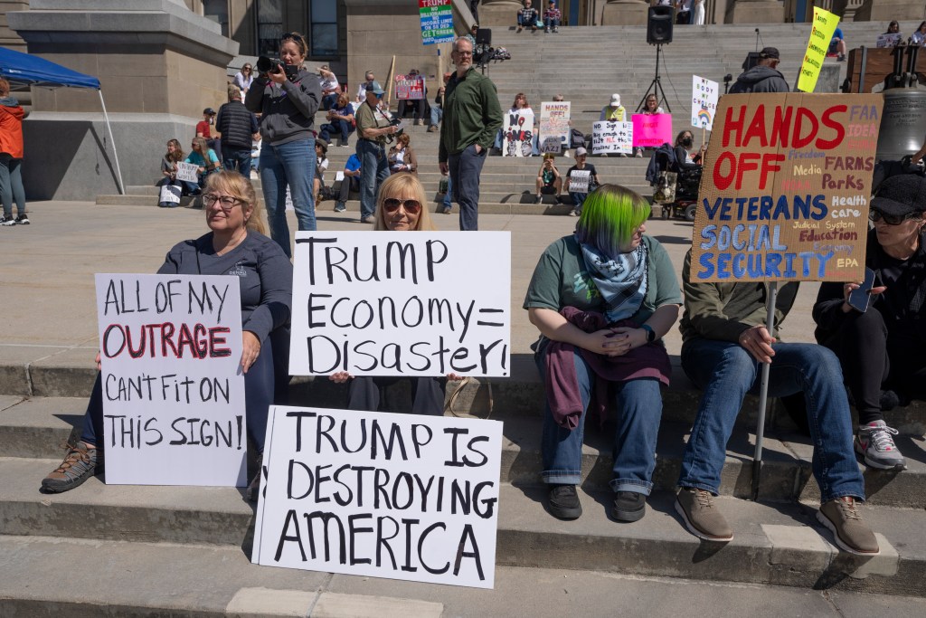 Trump protests