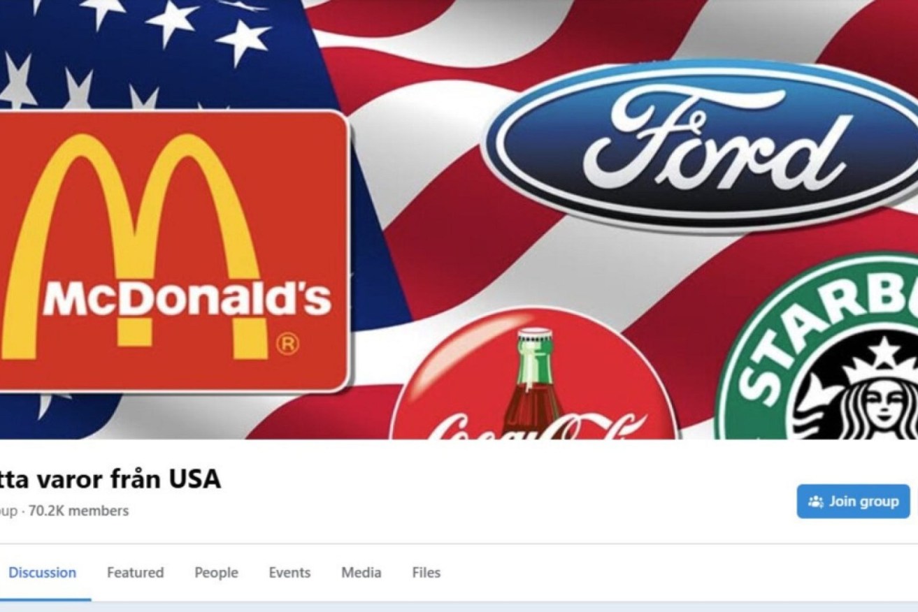 “Boycott USA” messages and searches are trending on social media.