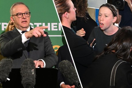 'Life of climate disaster': Protester heckles PM