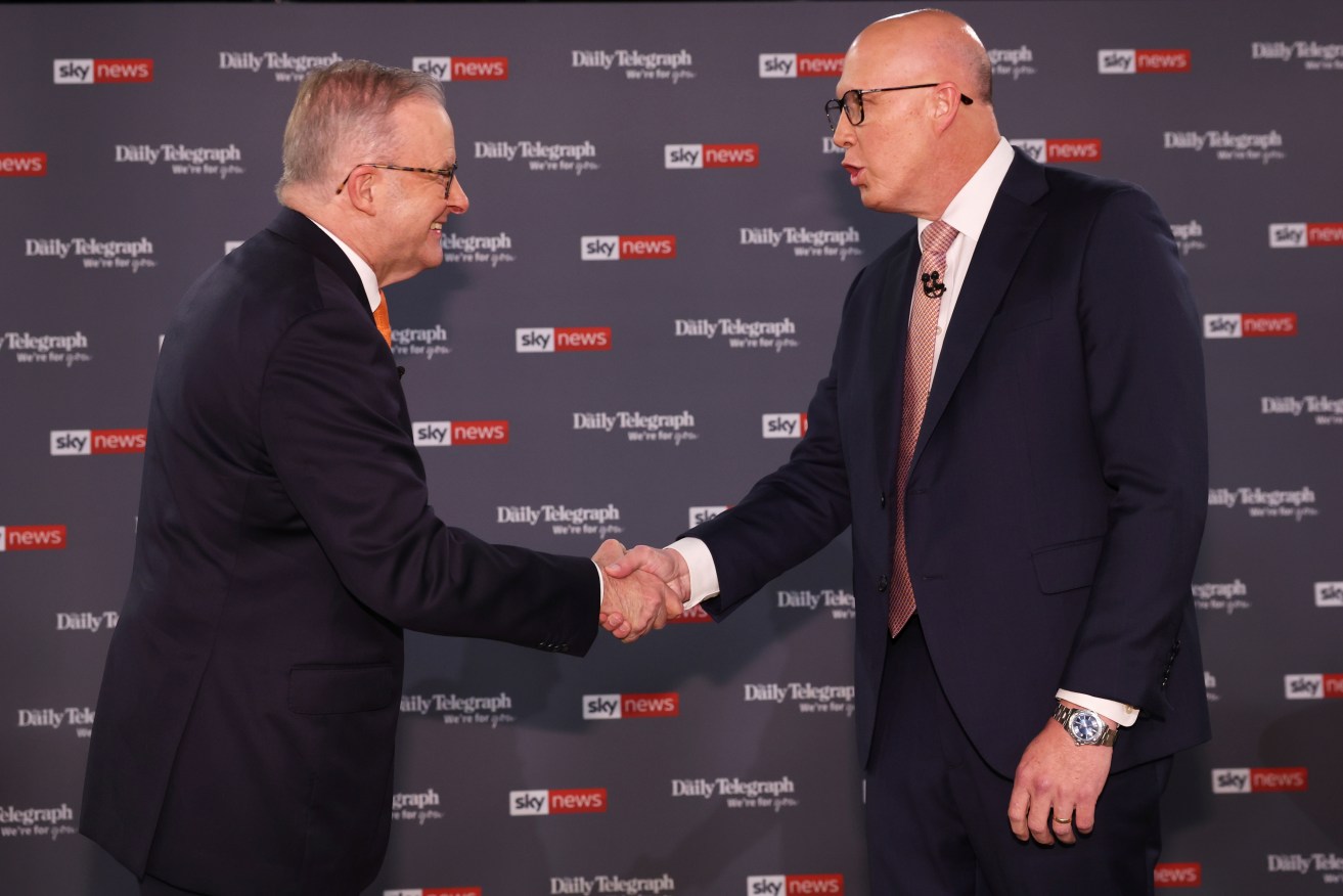 It was first names only when 'Anthony and Peter' went head-to-head in Sydney.