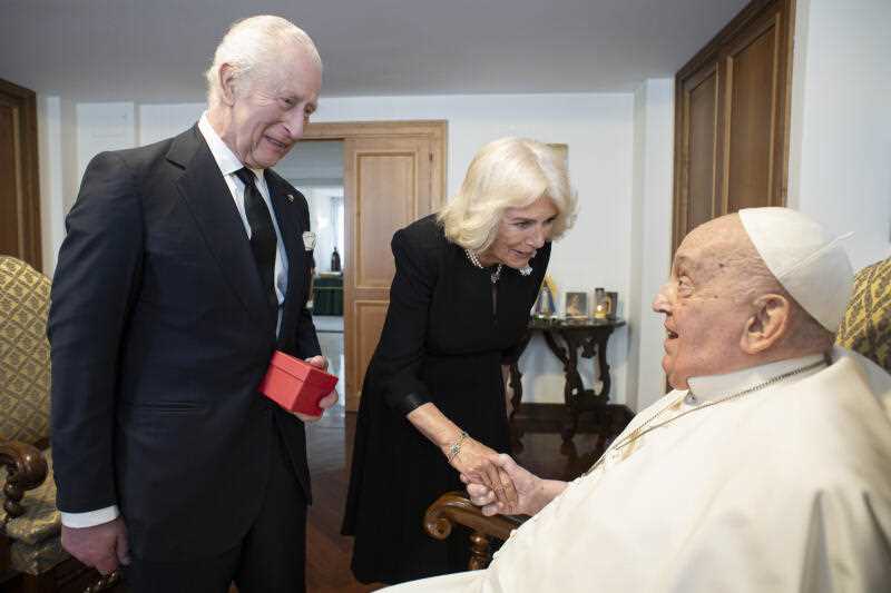 Pope King and Camilla
