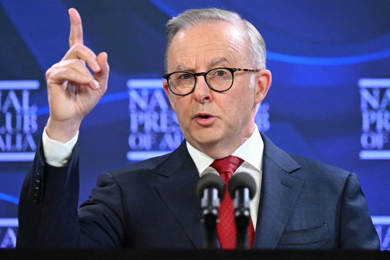 Anthony Albanese has laid out his pitch for a second term as prime minister. 
