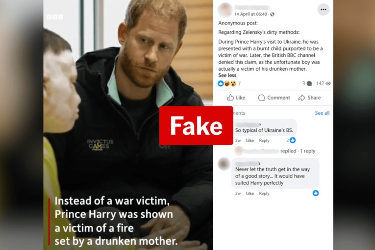 Harry targeted in Russian disinformation operation