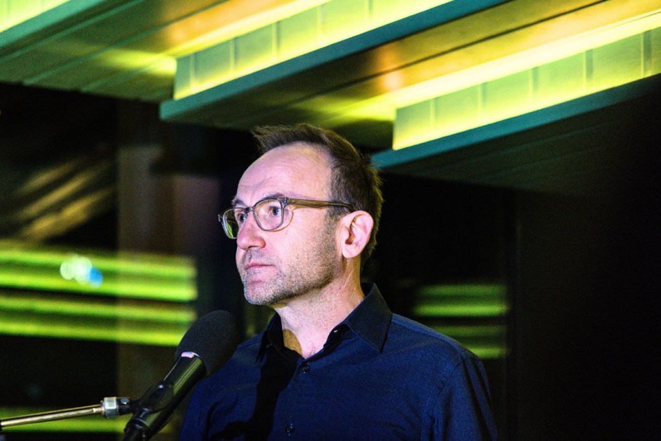 Greens leader Adam Bandt can take solace in the party's nationwide vote being slightly up on the 2022 poll.