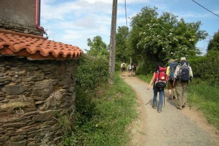 Forget phone on Camino de Santiago pilgrimage