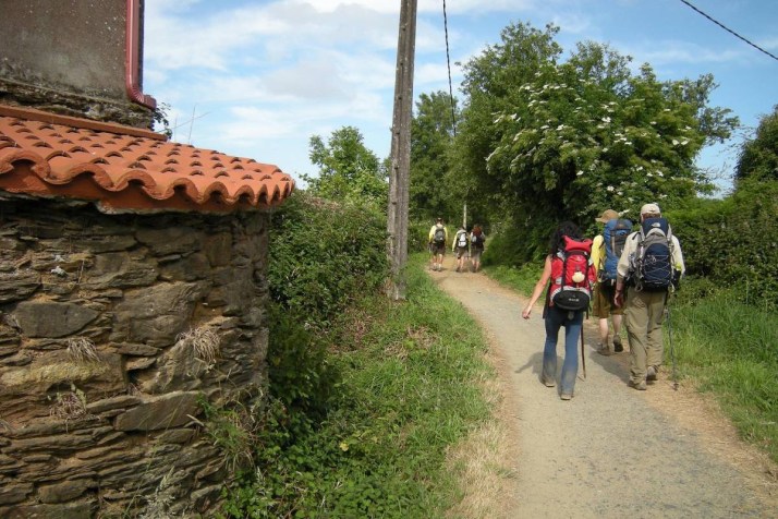 Forget phone on Camino de Santiago pilgrimage