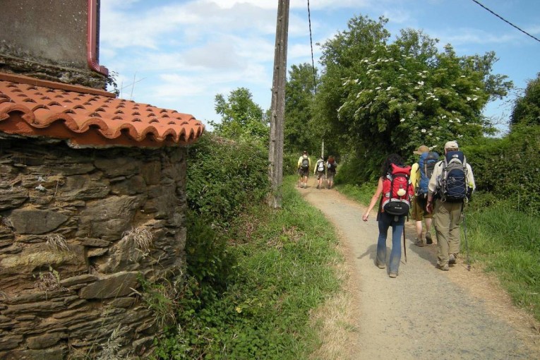 Forget phone on Camino de Santiago pilgrimage