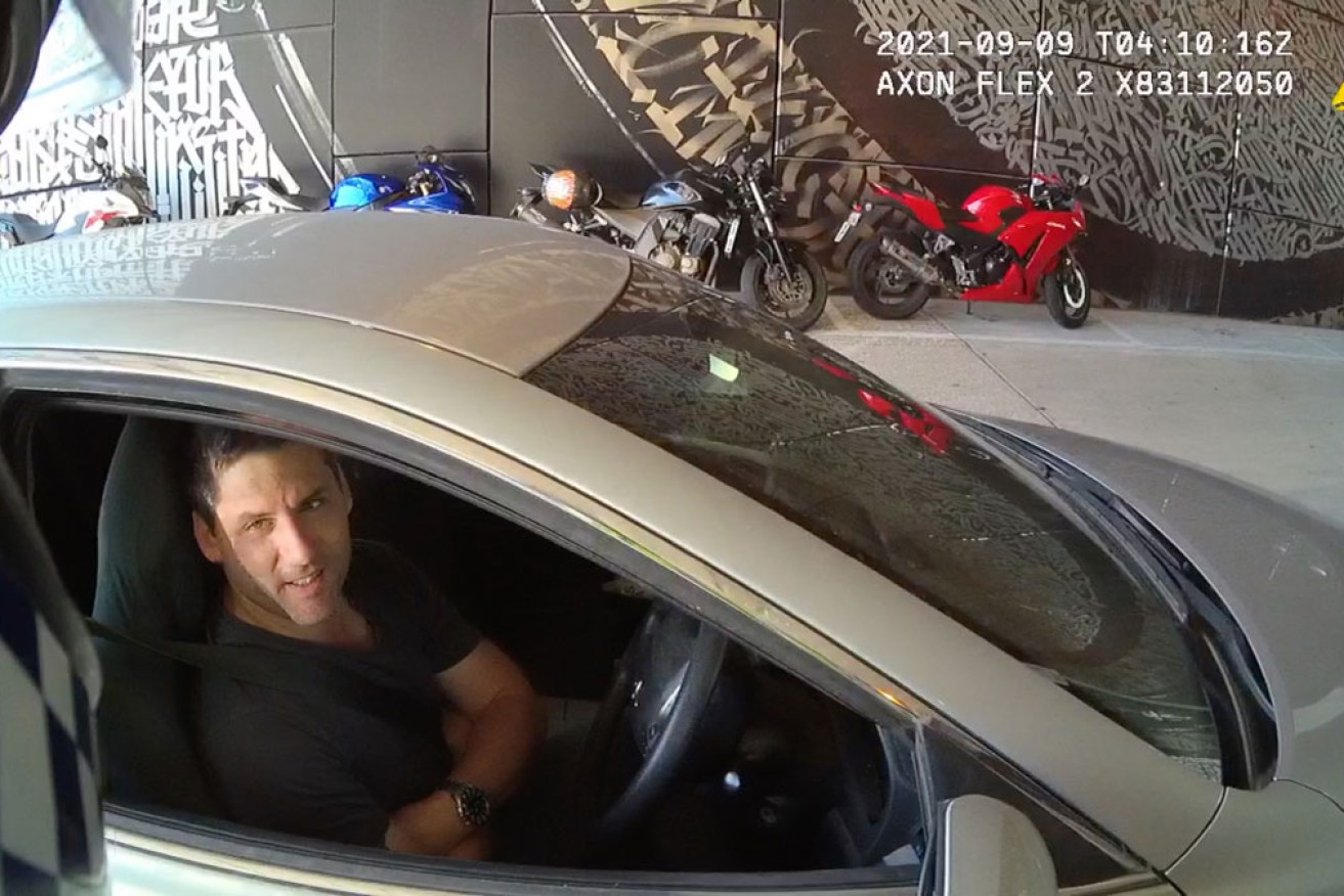 Joel Cauchi was pulled over by Queensland Police for driving erratically in 2021.