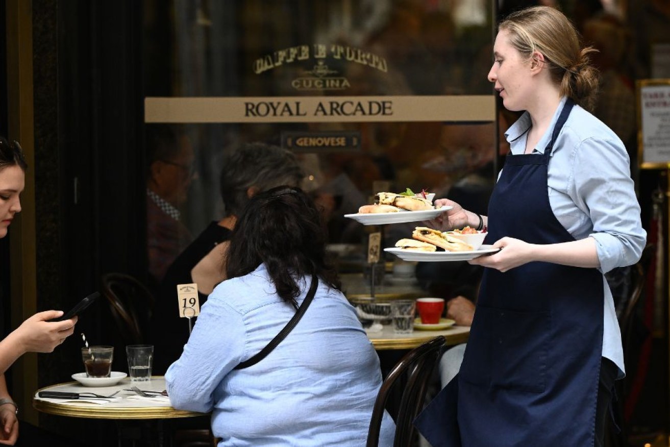 The economy added almost 90,000 jobs in April, ahead of next week's Reserve Bank rates meeting.