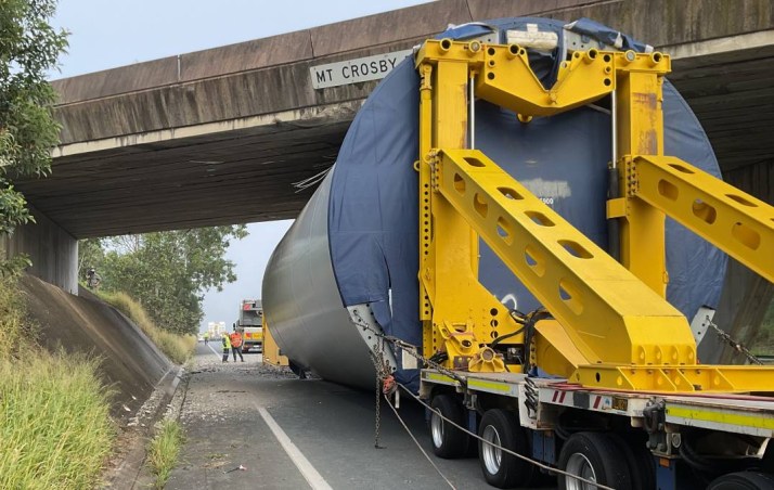 Fallout from dramatic crash of wind turbine