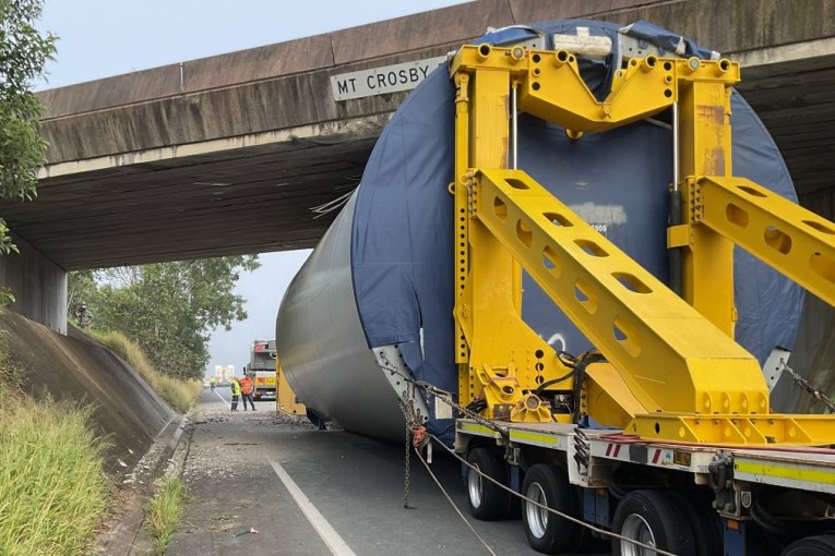 Fallout from dramatic crash of wind turbine