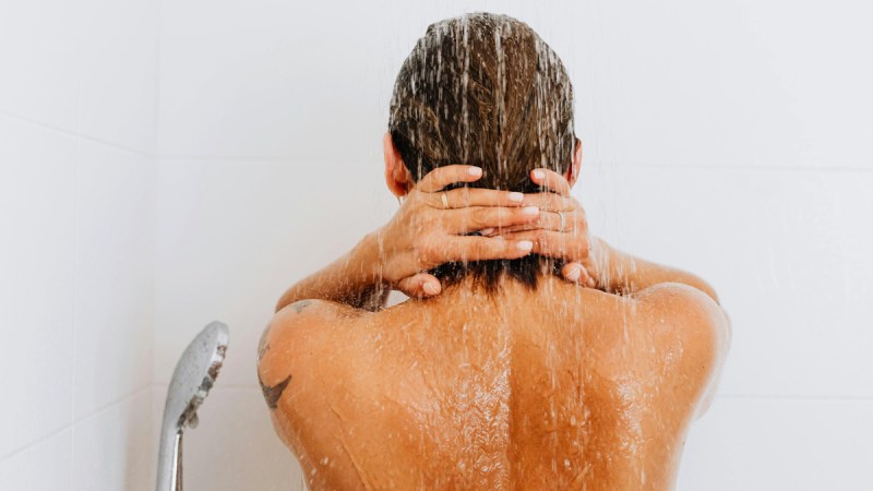 shower night morning