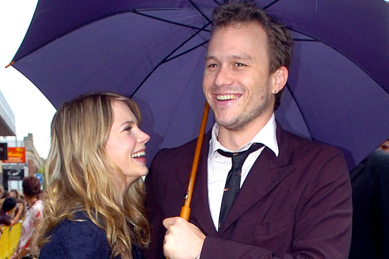 Williams and Ledger together in 2006. He died of an overdose in 2008.