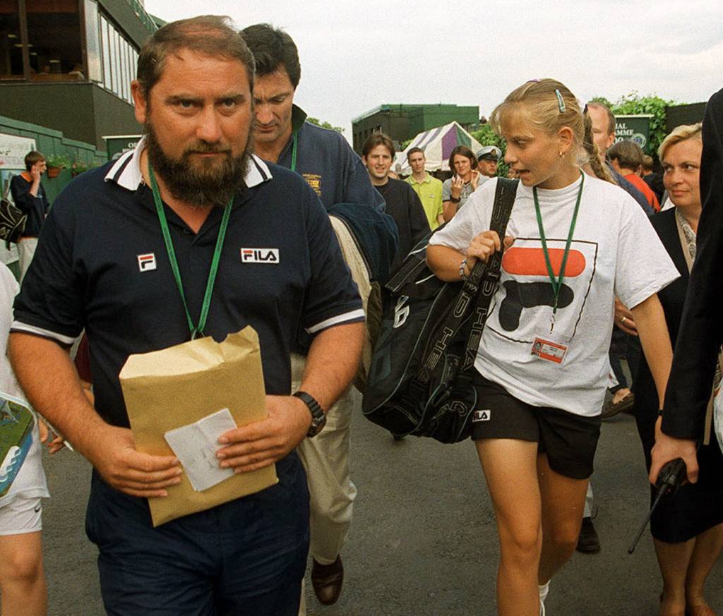 Jelena Dokic and Damir Dokic 