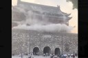 Tourists scramble as China attraction crashes down 