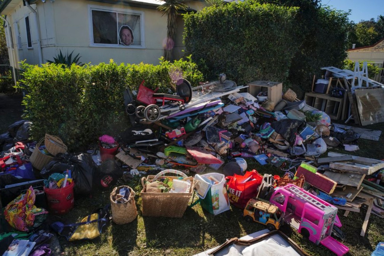 Taree locals are starting a massive mop-up after being hit with months of rain in only days.