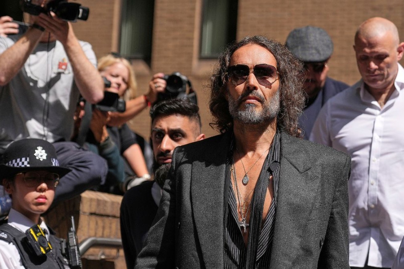 Comedian and actor Russell Brand pleaded not guilty to rape, sexual assault and indecent assault.