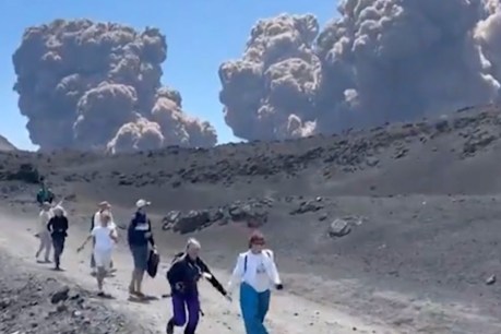 Tourists run for their lives as Etna erupts 