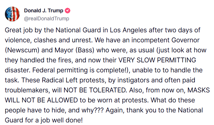 Protests immigration LA