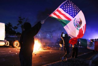 ‘Provocative show of force’ begins in LA over protests