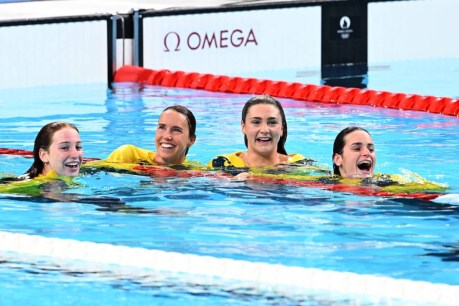 Swimming golden girls open up on dark lows