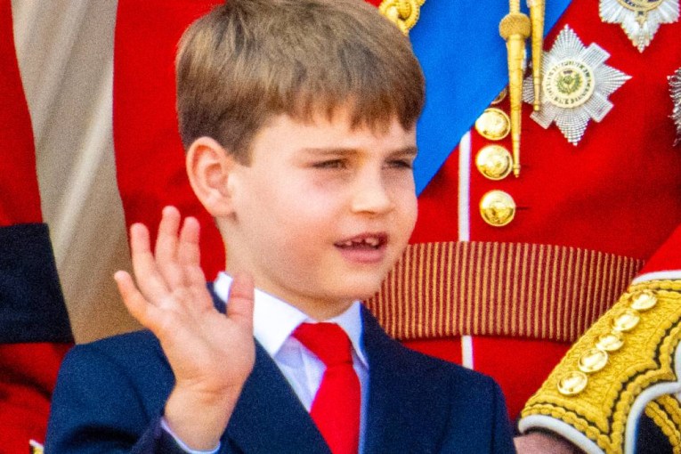 Entertainer Louis on form for Trooping flypast