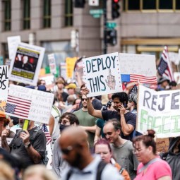 Army and Trump celebrate birthdays amid unrest