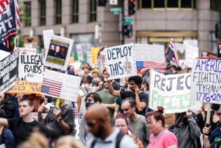 Army celebration on Trump’s birthday, amid unrest